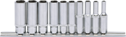 KS Tools 1/4" CHROMEplus Sechskant-Stecknuss-Satz