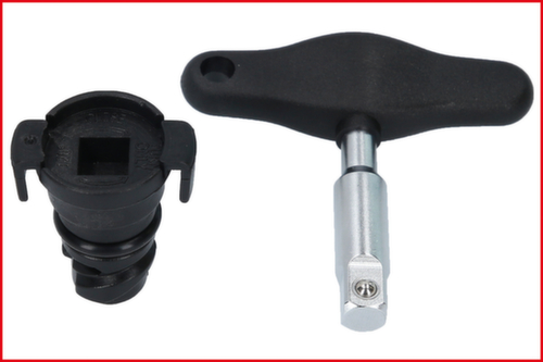 KS Tools 3/8" Öldienst-Spezialprofil-Satz für Kunststoff-Ölablassschrauben