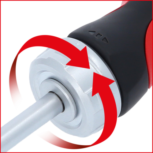 KS Tools 1/4" 6 in 1 Mini-Ratschen-Schraubendreher