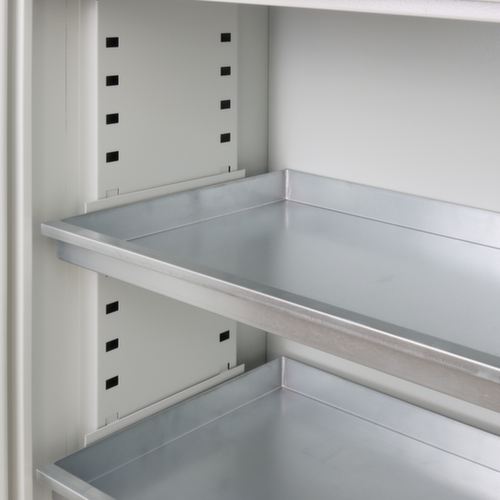 Gefahrstoffschrank mit Wannenböden, Höhe x Breite x Tiefe 1000 x 1000 x 500 mm