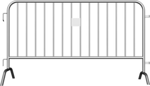 Schake Absperrgitter Typ D, Höhe x Länge 1100 x 2000 mm