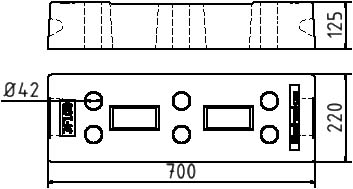 Schake Fußplatte für Mobilzaun