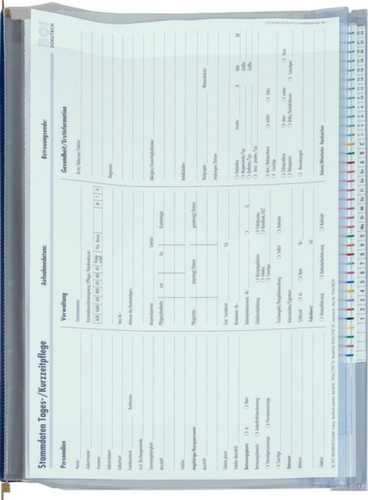 BOI Klemmmappe SPE 1 zum Einhängen, blau