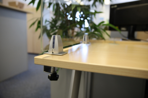 EICHNER Tischklemme für Hygieneschutzwand