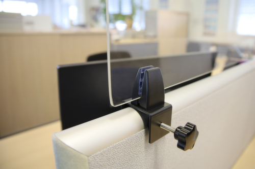EICHNER Tischklemme für Hygieneschutzwand