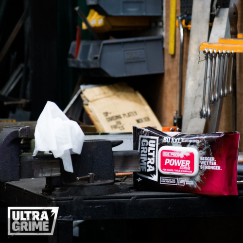 UDOBÄR Reinigungstücher Power Scrub, 80 Tücher, Stoff