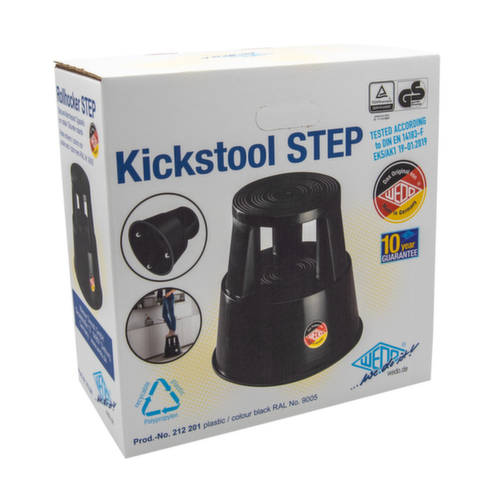 WEDO Rolltritt, Kunststoff, schwarz