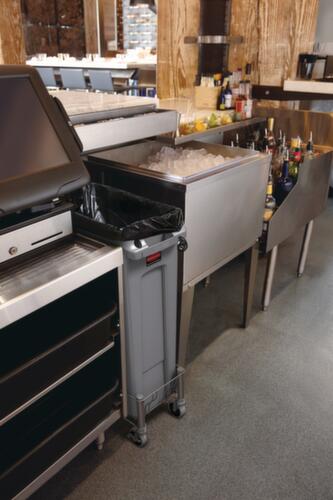 Rubbermaid Wertstoffsammler Slim Jim® mit Lüftungskanälen, 60 l, blau