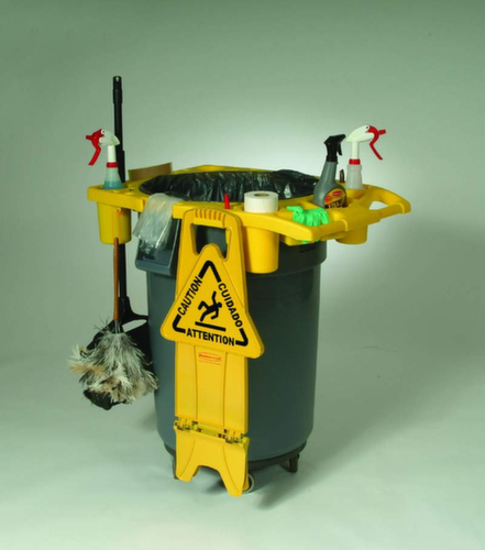 Rubbermaid Warnkombischild "Rutschgefahr", Bodenaufsteller