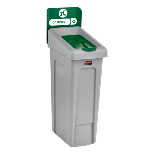 Rubbermaid Deckel Slim Jim® für Recycling-Station, grün