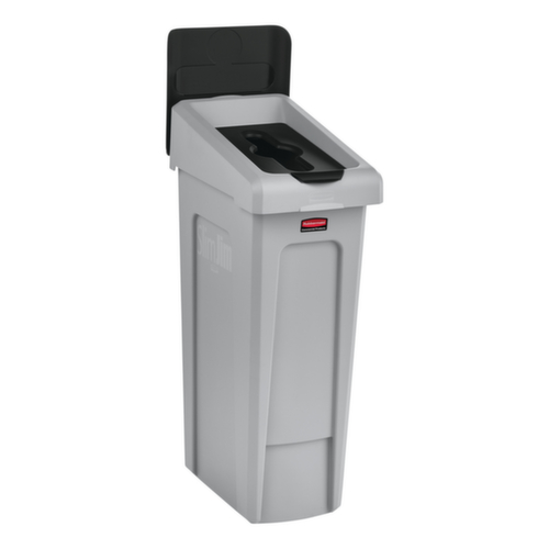 Rubbermaid Deckel Slim Jim® für Recycling-Station, schwarz
