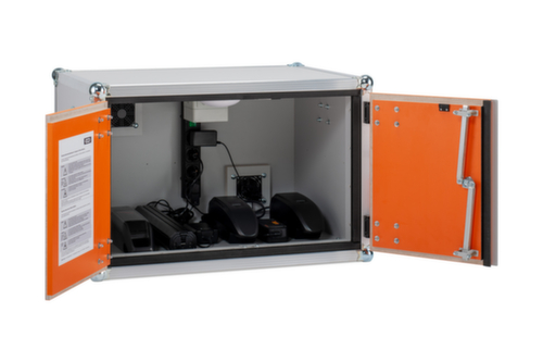 Explosionsgeschützter Lithium-Ionen-Ladeschrank BASIC 8/5, Höhe x Breite x Tiefe 520 x 800 x 660 mm