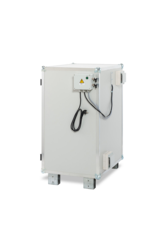 Explosionsgeschützter Lithium-Ionen-Ladeschrank PREMIUM 8/10 unterfahrbar, Höhe x Breite x Tiefe 1110 x 800 x 660 mm