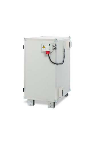 Explosionsgeschützter Lithium-Ionen-Ladeschrank PREMIUM 8/10 unterfahrbar, Höhe x Breite x Tiefe 1110 x 800 x 660 mm
