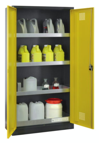 Lacont Chemikalienschrank storeLAB CS Eco 1000 P, Höhe x Breite x Tiefe 1950 x 1000 x 400 mm