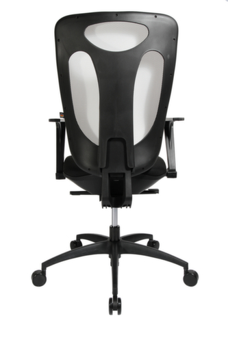 Topstar Bürodrehstuhl Net Pro 100 mit Punktsynchronmechanik, Netzrückenlehne, schwarz