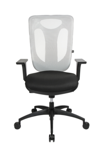 Topstar Bürodrehstuhl Net Pro 100 mit Punktsynchronmechanik, Netzrückenlehne, schwarz