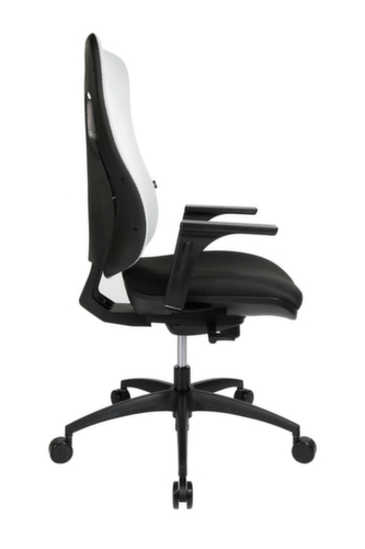 Topstar Bürodrehstuhl Net Pro 100 mit Punktsynchronmechanik, Netzrückenlehne, schwarz