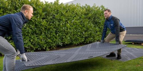 Bodenschutzmatte EuroMat TTEM, Länge x Breite 2410 x 1200 mm