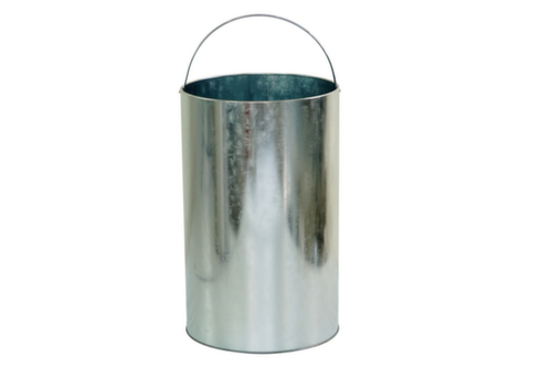 UDOBÄR Edelstahl-Abfallbehälter, 50 l, rot