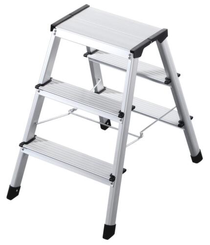 UDOBÄR Klapptritt aus Aluminium, Podesthöhe 600 mm