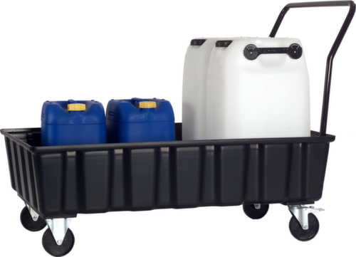 PE-Auffangwanne für 2x200-Liter-Fässer, für 2 x 200-Liter-Fass