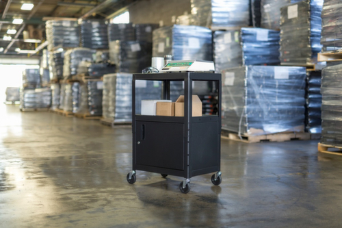 Robuster Beistellwagen für elektronische Geräte
