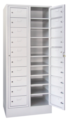 PAVOY Wäscheverteilschrank Basis RAL7035