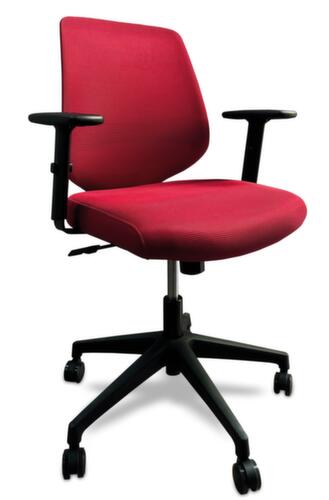 UDOBÄR Bürodrehstuhl Shield mit Kippmechanik, Netzrückenlehne mit Rückenträger, rot