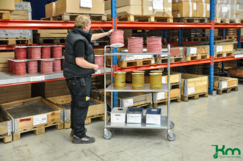 Kongamek Etagenwagen, Traglast 250 kg, 3 Etagen