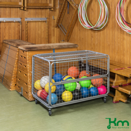 Kongamek Gitter-Kastenwagen, Traglast 150 kg, Ladefläche 1180 x 662 mm