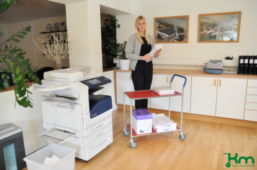 Kongamek Tischwagen 760x430 mm, Traglast 150 kg, 2 Etagen