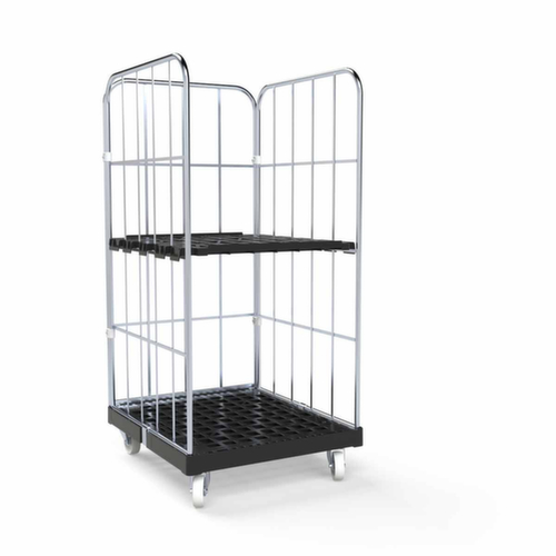 Zwischenboden für Rollbehälter, Breite x Tiefe 716 x 762 mm