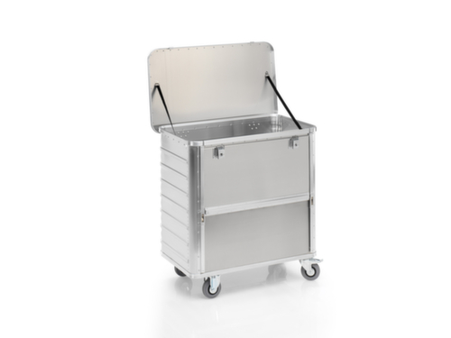 Gmöhling Alu-Kastenwagen mit Eingriffsöffnung, Inhalt 355 l