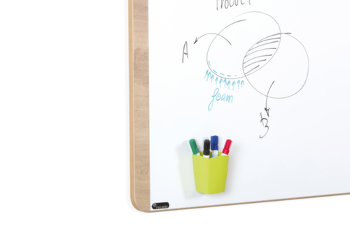 Rocada Whiteboard NAT6421 zur Wandmontage, Höhe x Breite 1500 x 1000 mm