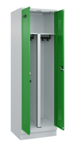 C+P PSA-Spind Evolo PLUS für Schwarz-Weiß-Trennung, Abteilbreite 300 mm