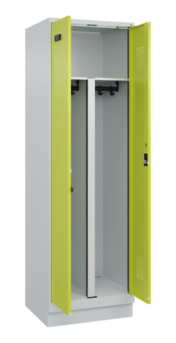 C+P PSA-Spind Evolo PLUS für Schwarz-Weiß-Trennung, Abteilbreite 300 mm