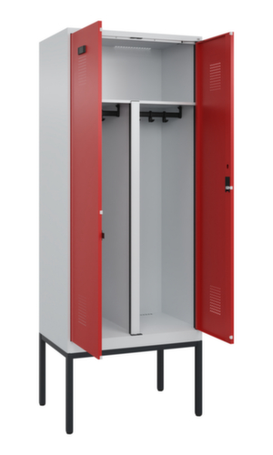 C+P PSA-Spind Evolo PLUS für Schwarz-Weiß-Trennung, Abteilbreite 400 mm