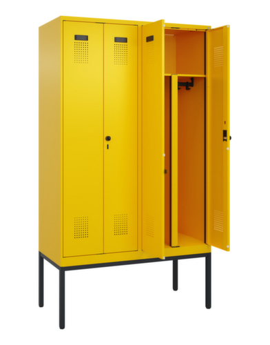 C+P PSA-Spind Evolo PLUS für Schwarz-Weiß-Trennung, Abteilbreite 300 mm