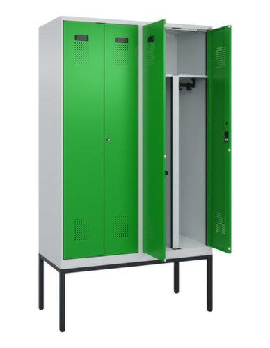 C+P PSA-Spind Evolo PLUS für Schwarz-Weiß-Trennung, Abteilbreite 300 mm