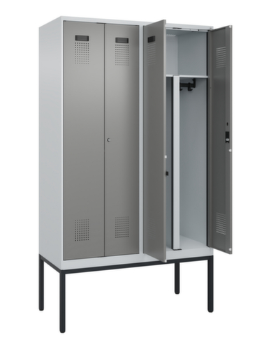 C+P PSA-Spind Evolo PLUS für Schwarz-Weiß-Trennung, Abteilbreite 300 mm