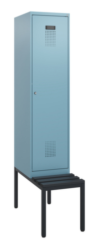 C+P Spind Evolo PLUS mit Sitzbank, Abteilbreite 400 mm