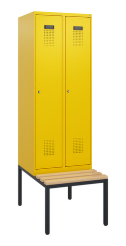 C+P Spind Evolo PLUS mit Sitzbank, Abteilbreite 300 mm