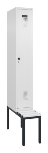 C+P Spind Evolo PLUS mit Sitzbank, Abteilbreite 300 mm