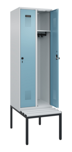 C+P Spind Evolo PLUS mit Sitzbank, Abteilbreite 300 mm