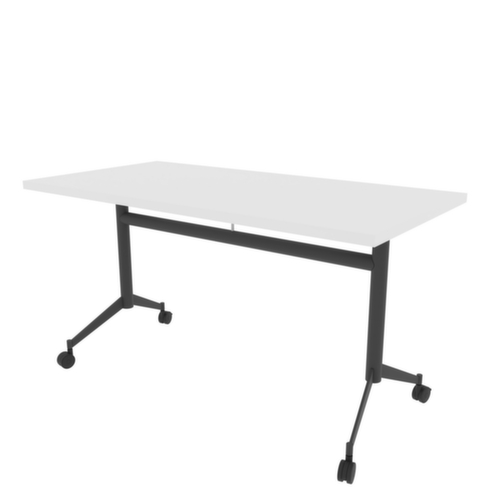 Quadrifoglio Klapptisch Pop-Up, Höhe x Breite x Tiefe 750 x 1400 x 700 mm, Platte weiß