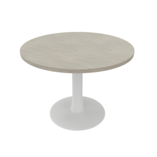 Quadrifoglio Konferenztisch IDEA+, Ø 1000 mm, Platte Beton