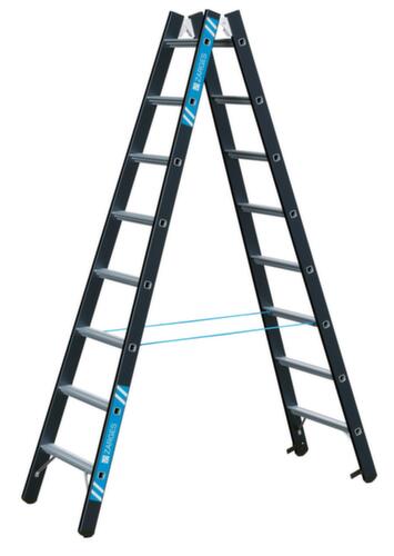 ZARGES Schwerlast Sprossenstehleiter Z600 bis 250 kg belastbar