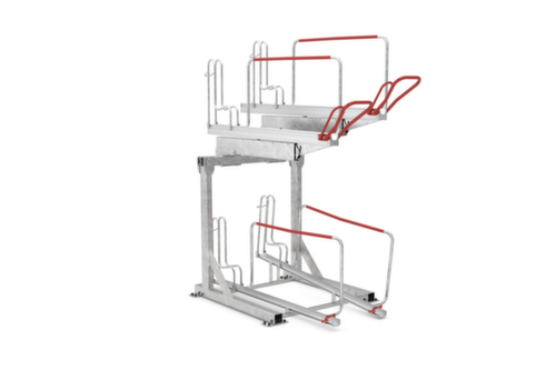 WSM Fahrrad-Doppelstockparker BikeHub Economy