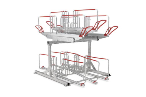 WSM Fahrrad-Doppelstockparker BikeHub Economy